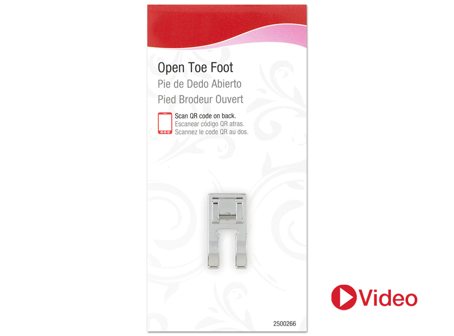 Open Toe Foot Presser Foot