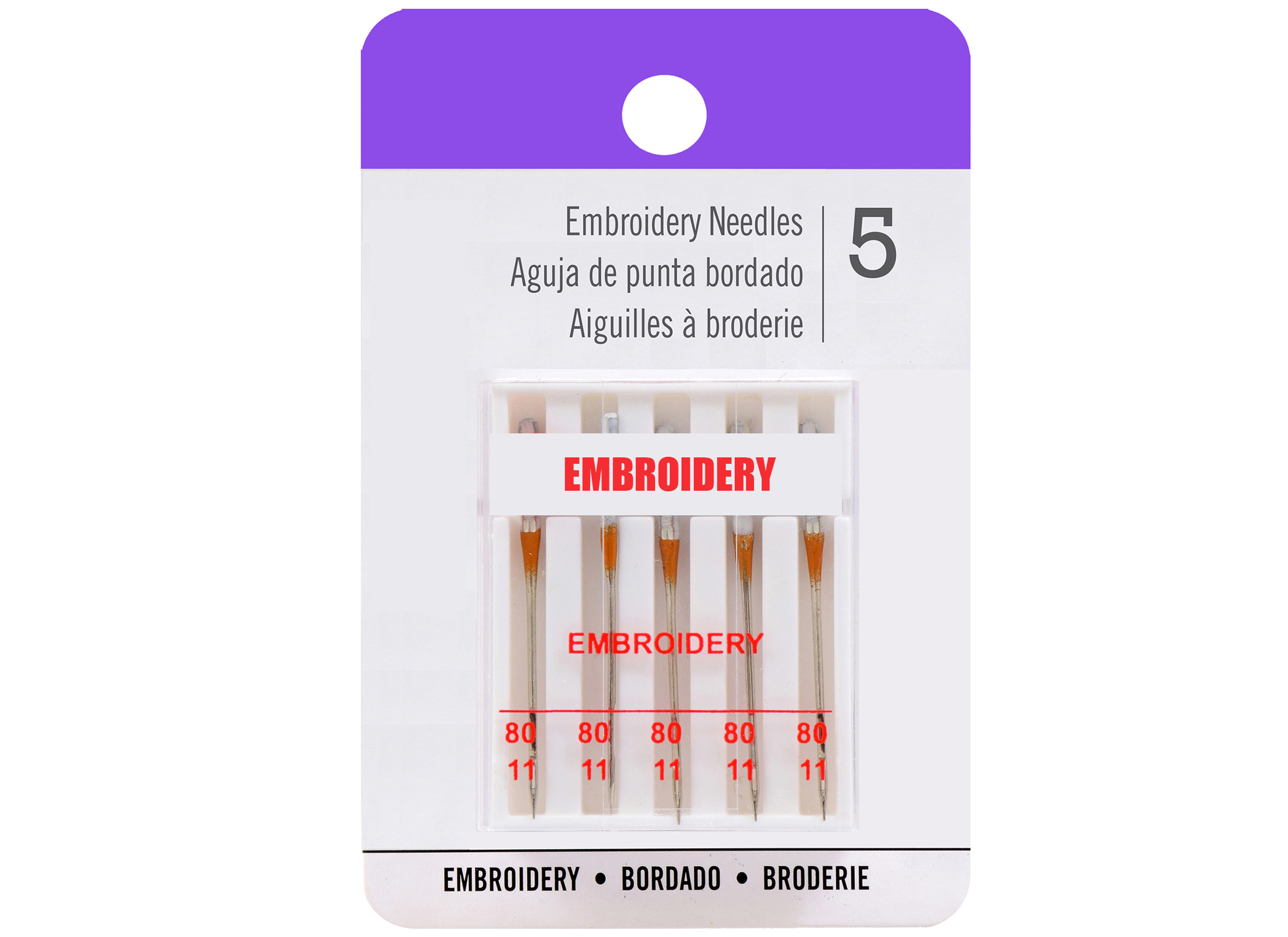Embroidery Needles Size 80/11
